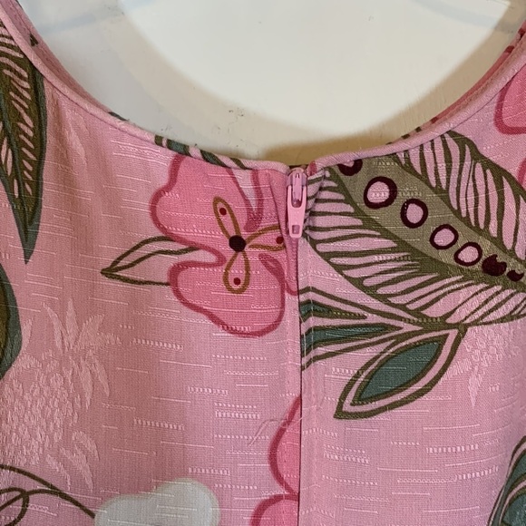 Iolani Hawaiian Bold Floral Printed Sleeveless Maxi Dress, L - Picture 7 of 10